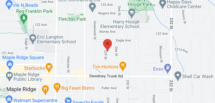 map of 12130 229TH STREET